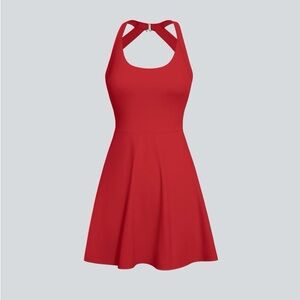 Halara Active Red Halter Dress - NWT
